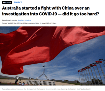 AustraliaChinaInvestigation | MR Onlinenbsp | Australias ABC 52020 | MR Online