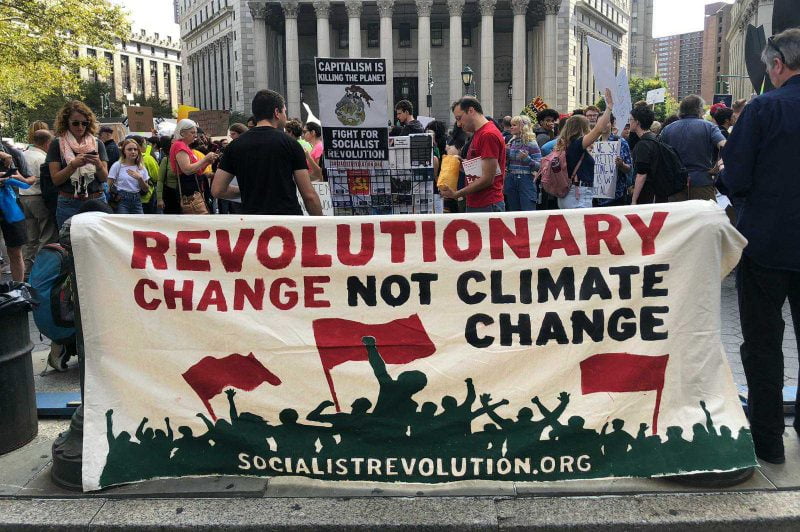 Revolutionary Change Not Climate Change â Socialist Revolution NYC Climate Strike Contingent