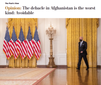 WaPoAfghanWithdrawal640x541 | MR Onlinenbsp | The Afghan debacle was avoidable the Washington Post 81621 argued if only Biden had been willing to commit to an indefinite military occupation | MR Online