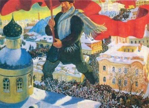 âBolshevikâ, Boris Kustodiev
