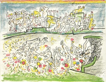 RobertoMattaChileElprimergoldelpueblochileno1972 | MR Onlinenbsp | Roberto Matta Chile El primer gol del pueblo chileno The First Goal of the Chilean People 1971 | MR Online